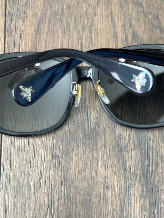 GUCCI Grey Gradient Round Ladies Sunglasses GG01371SK 001 57 EUC main image 6